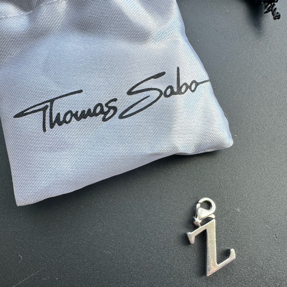 EUC Thomas Sabo “Z” Charm, Sterling Silver